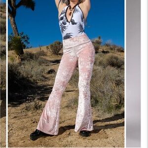 Warrior Within dusty rose velvet bells